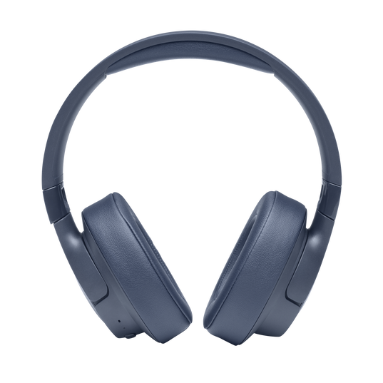 JBL Tune 710BT - Blue - Wireless Over-Ear Headphones - Front